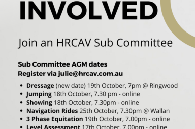 SUB COMMITTEE AGM DATES